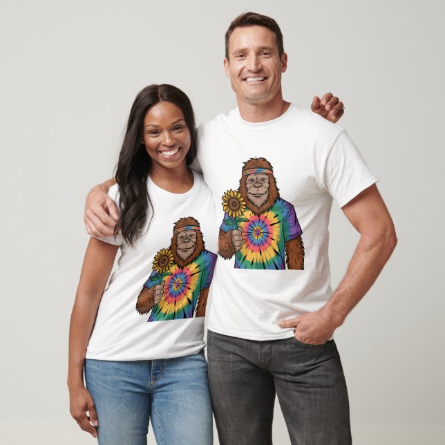 Hippie Sasquatch T Shirt (Unisex)