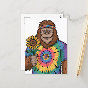 Hippie Sasquatch Vykort
