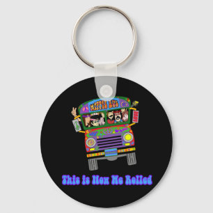 Hippie School Buss Nyckelring