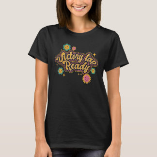 Hippie Smile Groovy Fält Day Victory Lap Teacher T Shirt