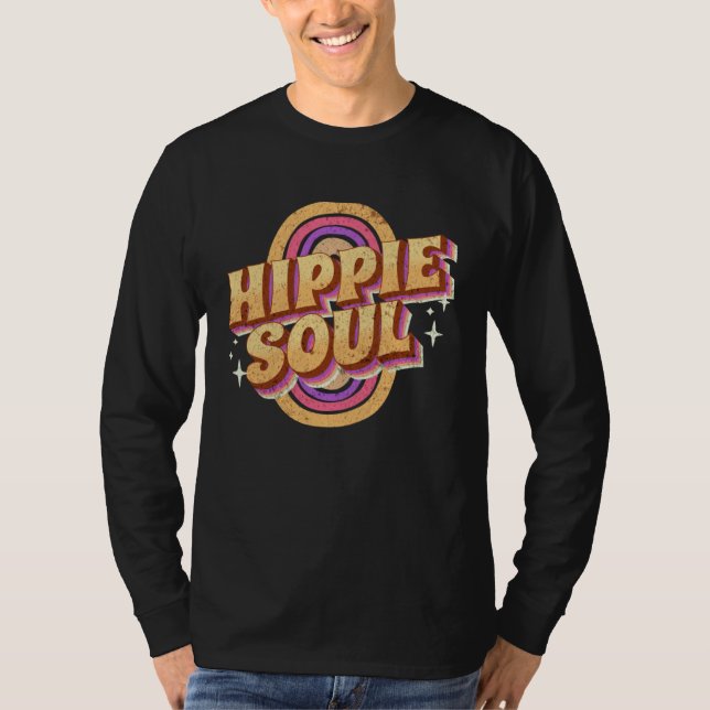 Hippie Soul   Hippie T Shirt (Framsida)