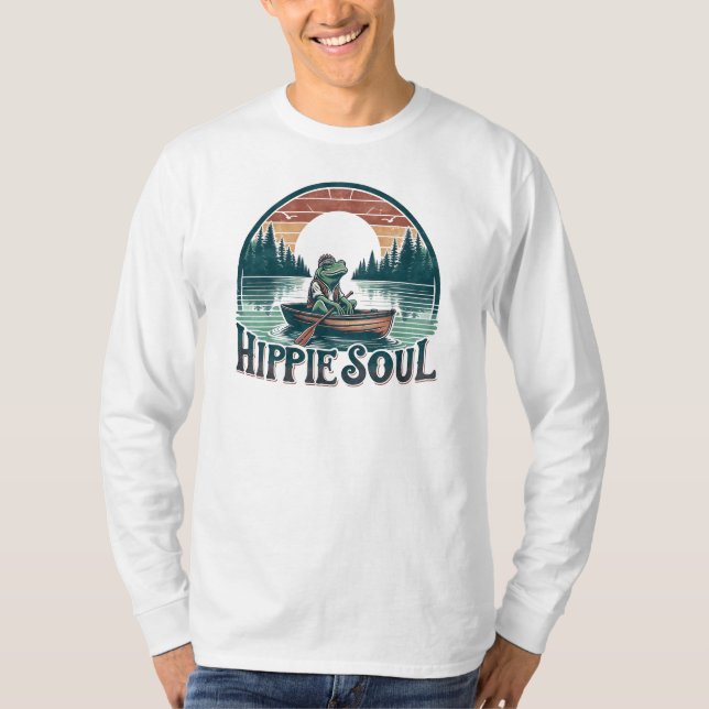 Hippie Soul Långärmad T-Shirt (Framsida)