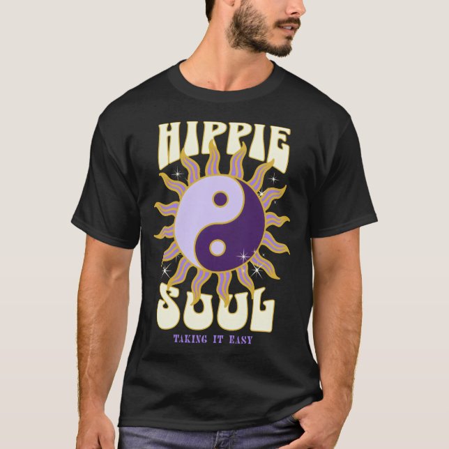 Hippie Soul - Ta det lugnt T Shirt (Framsida)