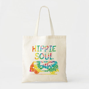 Hippie Soul Watercolor Hippie Camper Gift Tygkasse