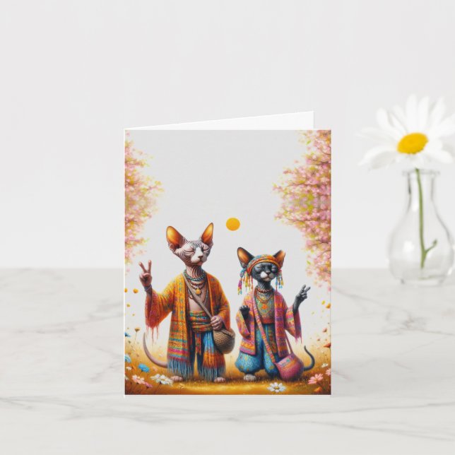 Hippie Sphynx Cat Kort (Liten växt)