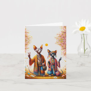 Hippie Sphynx Cat Kort