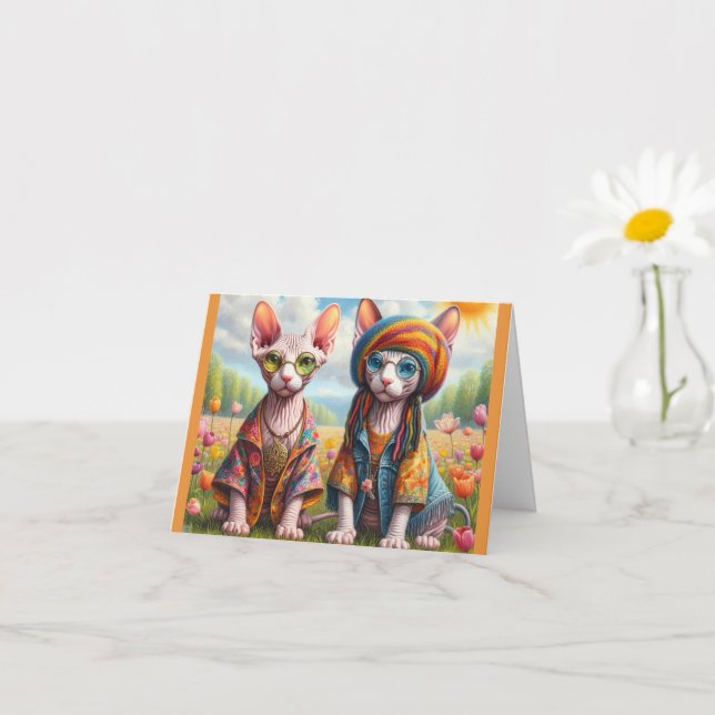 Hippie Sphynx Cat par Kort (Liten växt)