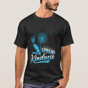 Hippie SPRID VÄNLIGHET Blomsterkraft Rollig Maskro T Shirt