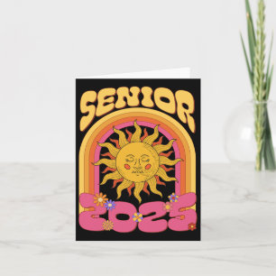 Hippie Sunshine Cl Av 2025 Senior 25 Grad Tillbaka Kort