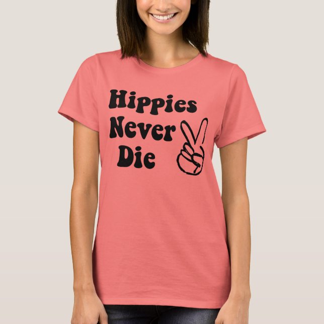 hippie t-shirt (Framsida)