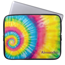 Hippie Tie Dye Laptop sleeve - Personlig