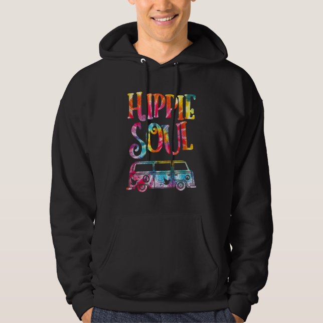 Hippie Tie Dye van Hippie Soul Hoodie (Framsida)