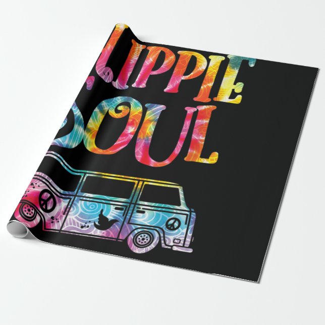 Hippie Tie Dye van Hippie Soul Presentpapper (Utrullad)