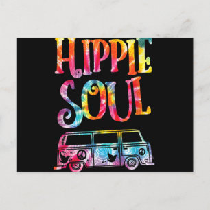Hippie Tie Dye van Hippie Soul Vykort