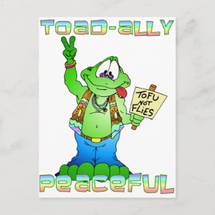 Hippie Toad Vykort