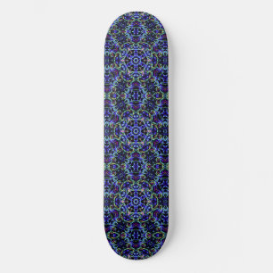 Hippie Trippy Kaleidoscope Dreams Mini Skateboard Bräda 18,5 Cm