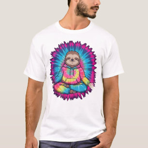 Hippie Trögdjur Fredstecken Tie-Dy T Shirt