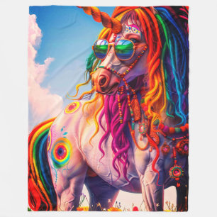 Hippie Unicorn Fleecefilt