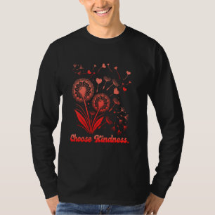 Hippie VÄLJ VÄNLIGHET Flower Power Rolig Maskros T Shirt