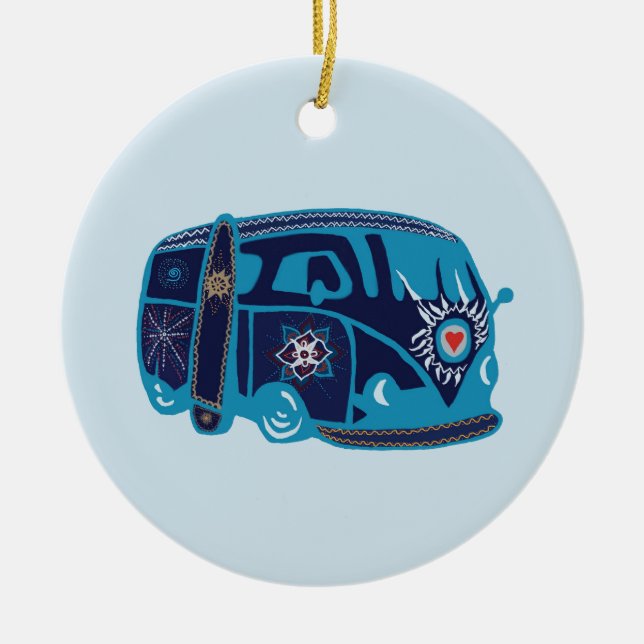 Hippie Van Ornament (Framsidan)