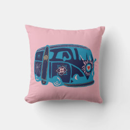 Hippie Van Throw Cushion 41 x 41 cm Kudde