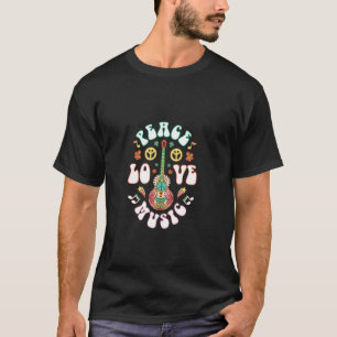Hippie Vintage Retro Disco Party-festival 70-årsko T Shirt