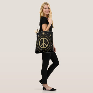 Hippie Witchy Fredstecken Mystical Tygkasse