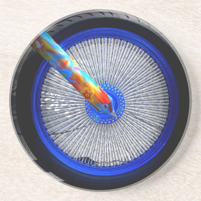 Hippiecykel Underlägg Sandsten (Framsidan)