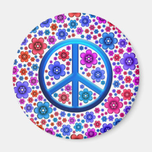 Hippiefredstecken Magnet