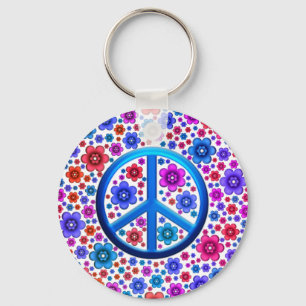 Hippiefredstecken Nyckelring