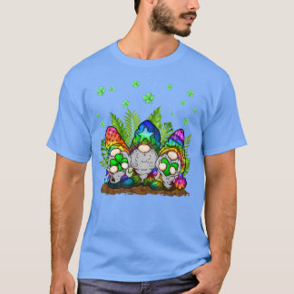 HippieGnomes Tie Dye Hippie Klöver St Patrick's Da T Shirt
