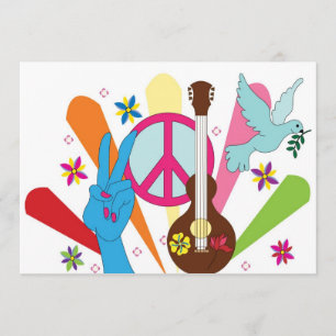 hippieinbjudan inbjudningar