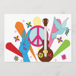 hippieinbjudan inbjudningar