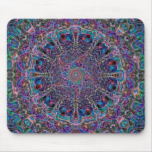 HippiekonstPsychadelic tryck Musmatta