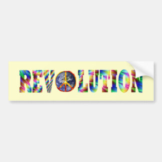 Hippierevolution Bildekal