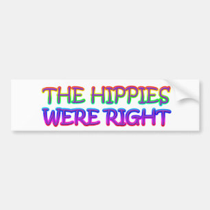 hippies bildekal
