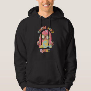 Hippies Hemsöker Inte Söta Hippie Spöken Halloween Hoodie