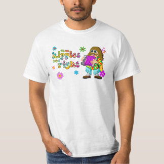 hippies var höger t shirt