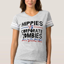 Hippies vs Corporate Zombies Bernie Tröja