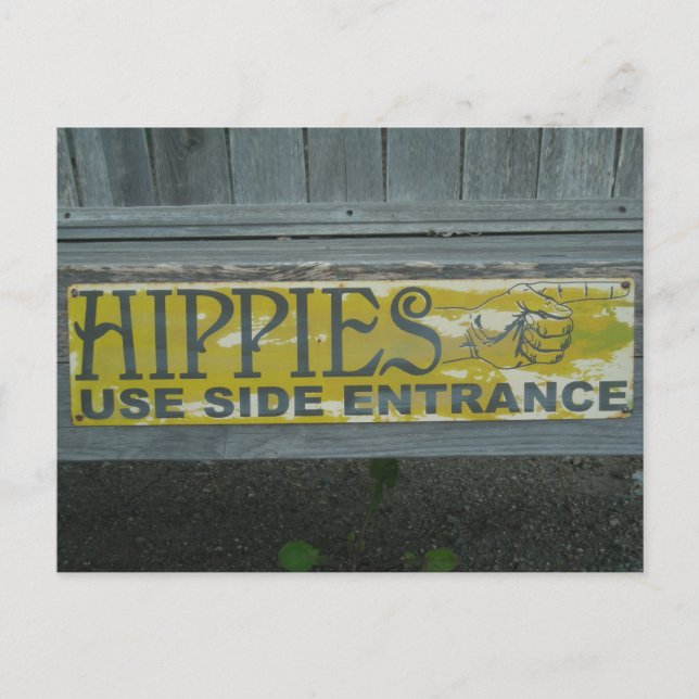 Hippies-vykort Vykort (Framsida)