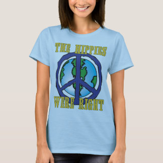 Hippiesna var högra! tee