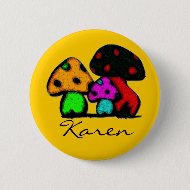 hippietrippienamn klämmer fast knapp (Framsida)