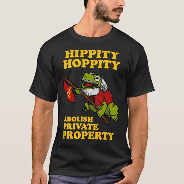 Hippity Hoppity Abolish Private Egendom Essential T Shirt (Framsida)