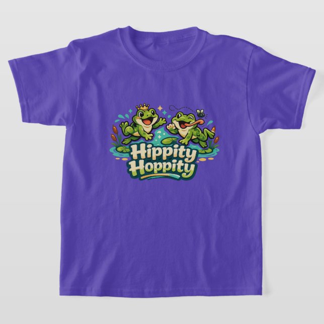 Hippity Hoppity Grodor T Shirt (Laydown)