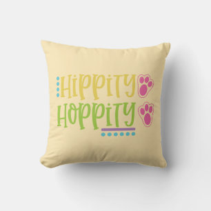Hippity Hoppity Påsk Dekorativ kudde