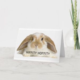 HIPPITY HOPPITY "PÅSK" KOMMER HELGKORT