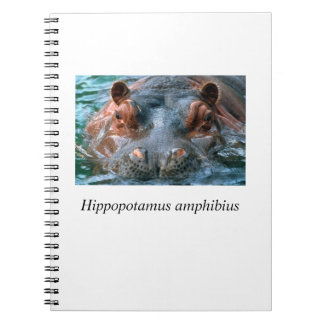 Hippo#1 Anteckningsbok Med Spiral