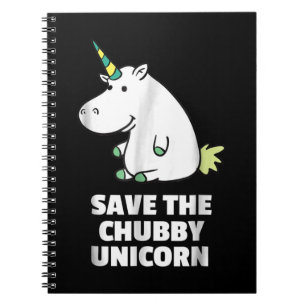 Hippo Älskare Gift Knubbig Unicorn Hippo Cute Hi Anteckningsbok