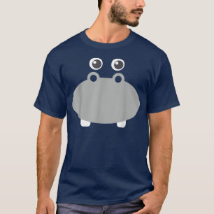 Hippo Ansikte Costume Halloween påstår att jag är T Shirt