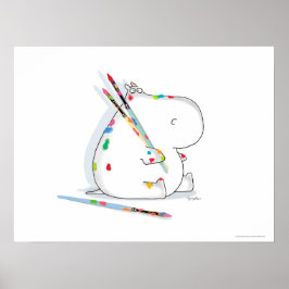 HIPPO ARTIST poster av Sandra Boynton